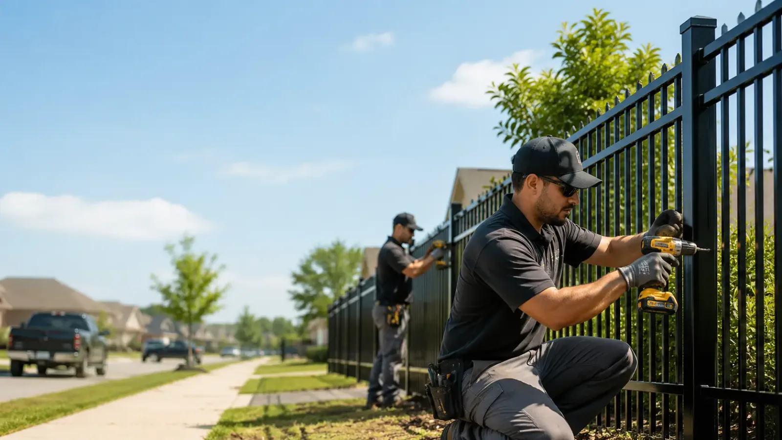 Metal Fence Installation in Smithville, TX